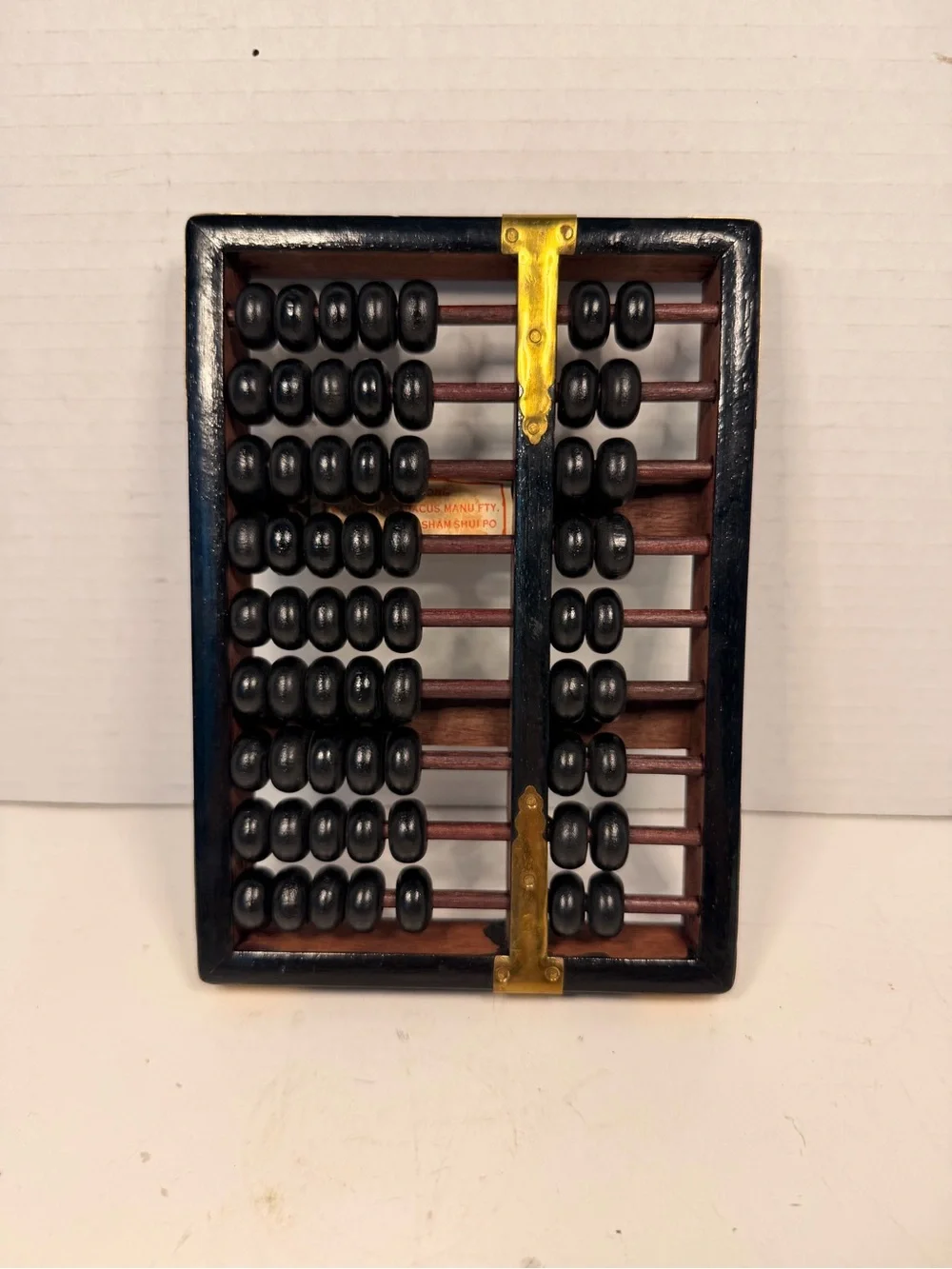 Vintage Wang Hing Abacus Manu Fty Hong Kong Wood